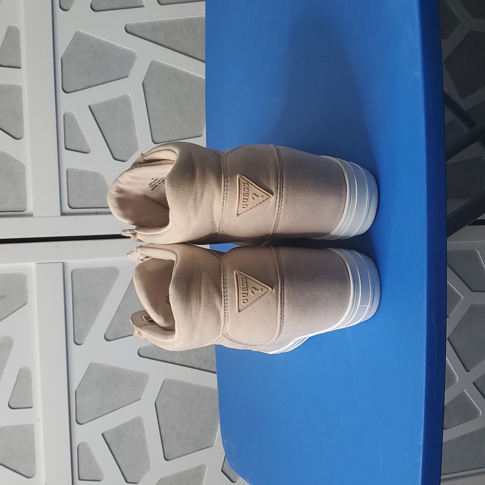 Women's Pink High-Top Sneakers - Picture 3 of 6